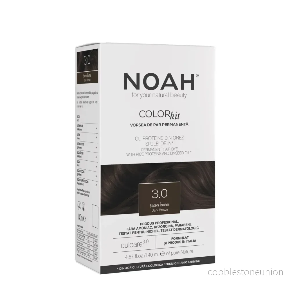 Noah, Permanent Hair Colour, Permanent hårfärg, 3.0 Dark Brown, 140 ml Noah, Permanent Hair Colour, Permanent hårfärg, 3.0 Dark Brown, 140 ml
