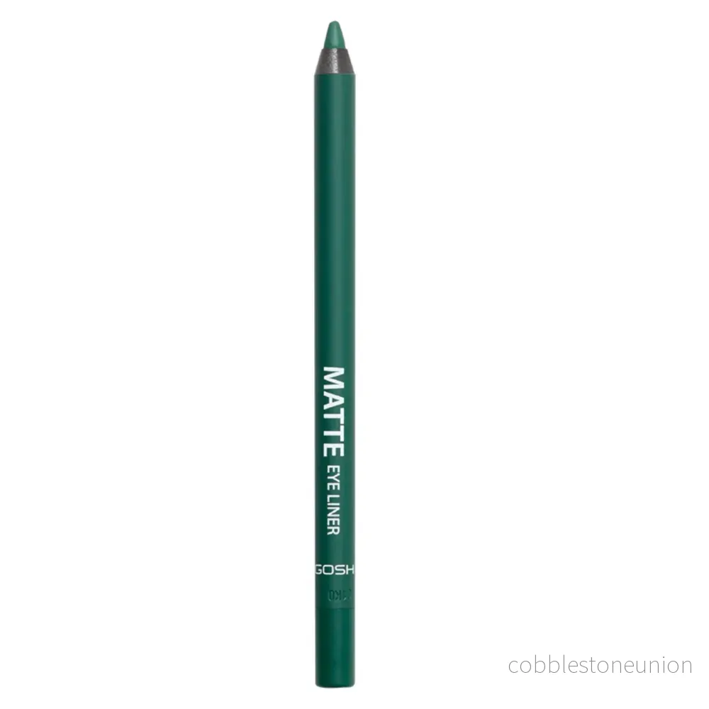 Gosh, Matte Eye Liner, Krämig penna, Kohl eyeliner, 012, Skogsgrön, 1.2 g Gosh, Matte Eye Liner, Krämig penna, Kohl eyeliner, 012, Skogsgrön, 1.2 g