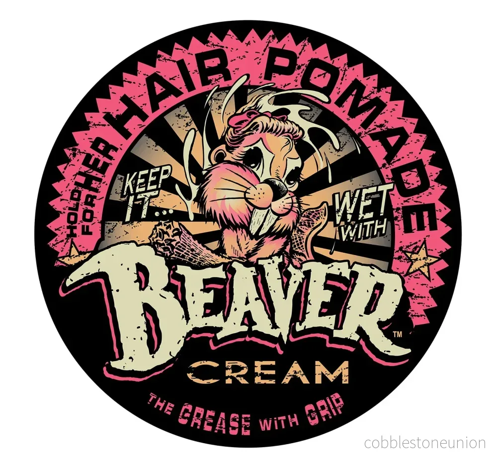 Cock Grease, Beaver Cream Keep It Wet, Hårstylingpomada, Glansig finish, 50 g