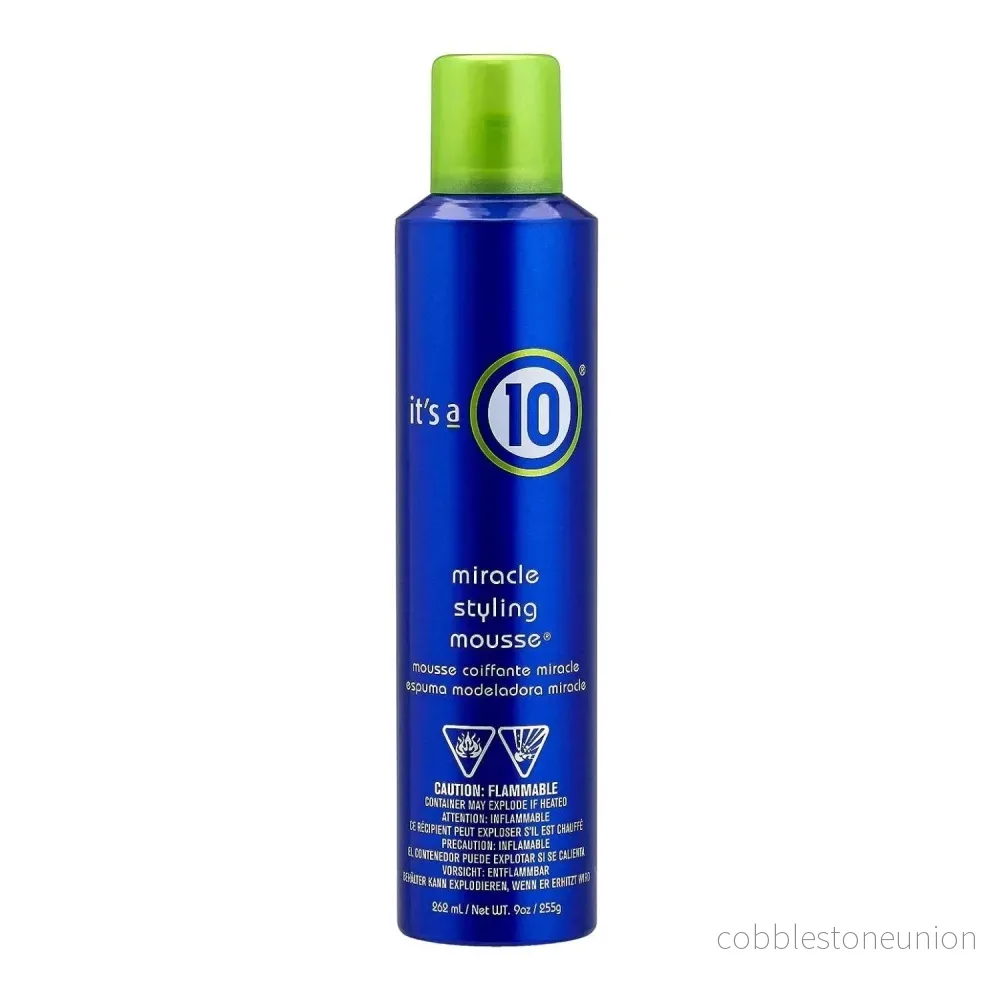 It’s a 10, Miracle, Hårstylingsskum, För volym, Medium stadga, 262 ml