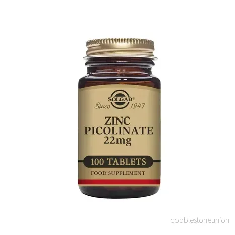 Solgar Zinc Picolinate 22 mg, 100 tabletter Solgar Zinc Picolinate 22 mg, 100 tabletter