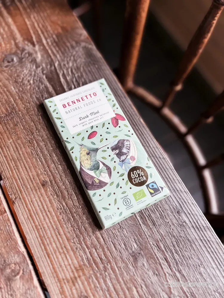 Benetto – 60% Mörk Choklad MINT, ekologisk, fairtrade & vegan