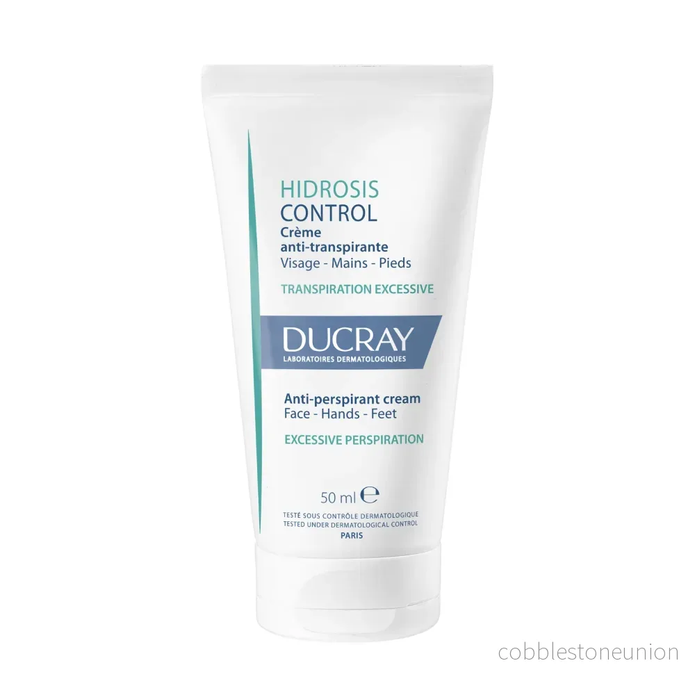 Ducray, Hidrosis Control, Antiperspirant, Kräm, För ansikte & händer, 50 ml Ducray, Hidrosis Control, Antiperspirant, Kräm, För ansikte & händer, 50 ml