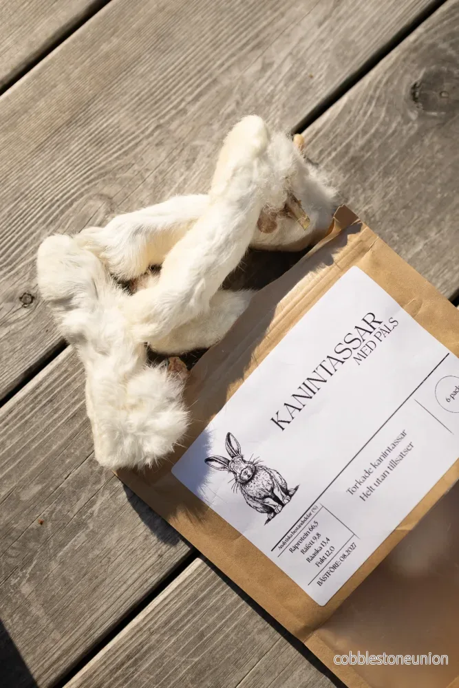 Torkad Kanintass – Naturligt snacks och aktivering i ett! Torkad Kanintass – Naturligt snacks och aktivering i ett!