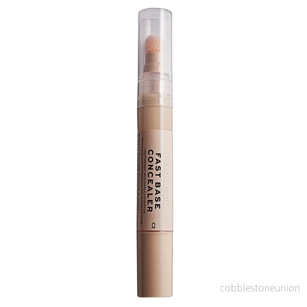 Makeup Revolution, Fast Base Concealer, Concealerpenna för under ögonen, C 2, 4,5 ml Makeup Revolution, Fast Base Concealer, Concealerpenna för under ögonen, C 2, 4,5 ml