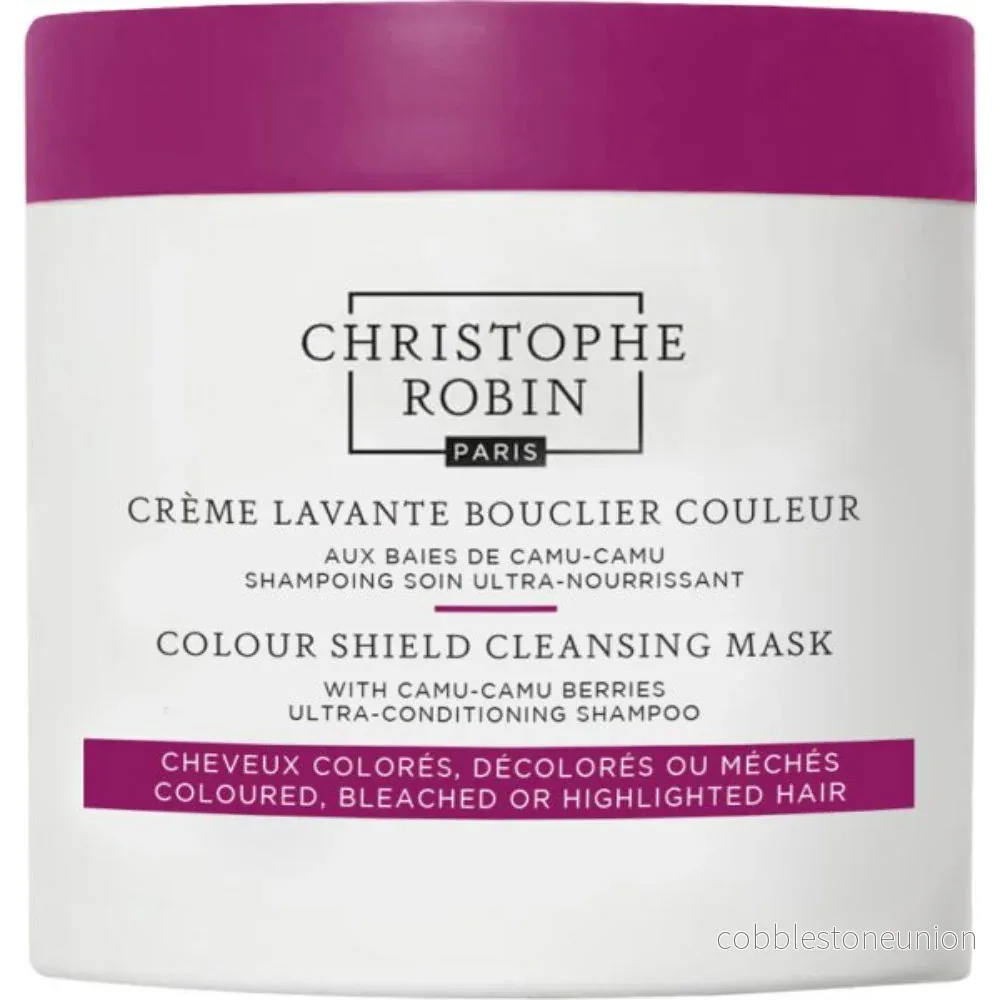 Christophe Robin, Colour Shield, Camu-camubär, Hårbehandling med schampo, För näring, 250 ml