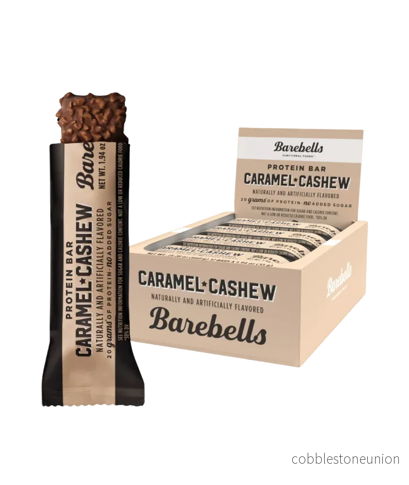 Barebells Protein Bar Caramel Cashew 55gx12 Barebells Protein Bar Caramel Cashew 55gx12