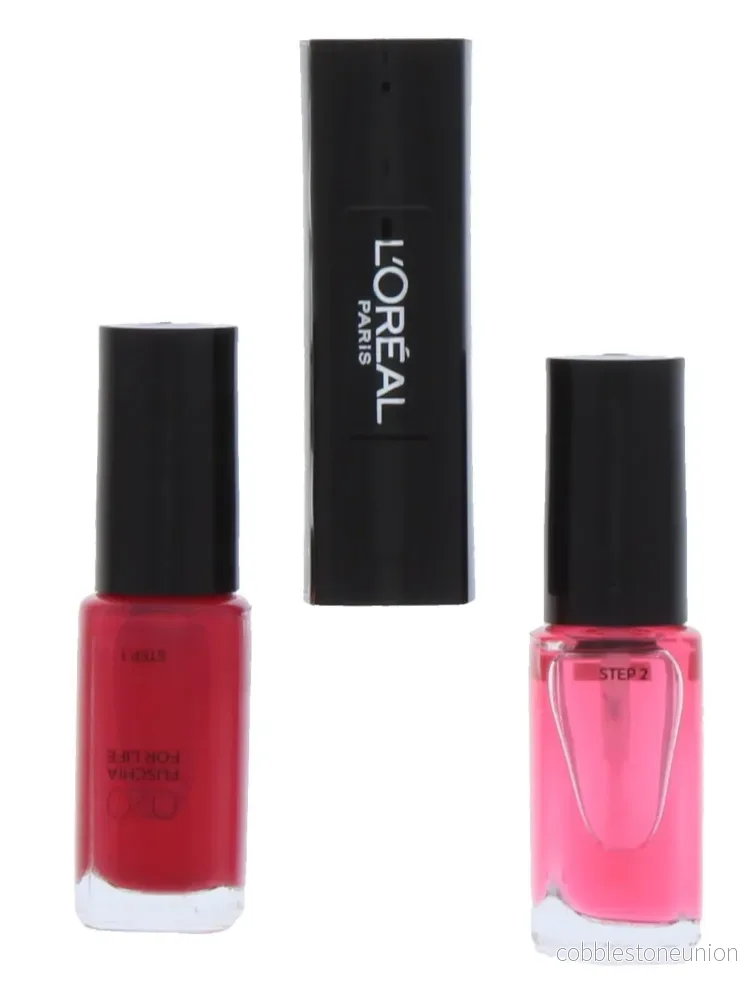 L'Oréal Paris, Infallible, Nagellack 2-i-1, 020, Fuchsia for life, 2 x, 5 ml - Bild 2