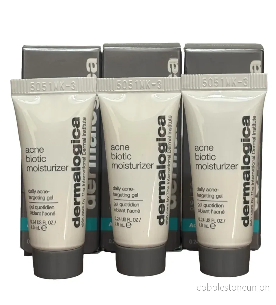 Set, Dermalogica, Acne Biotic, Anti-acne, Lokal behandlingsgel, För aknebenägen hud, För ansiktet, 3 st, 7 ml Set, Dermalogica, Acne Biotic, Anti-acne, Lokal behandlingsgel, För aknebenägen hud, För ansiktet, 3 st, 7 ml