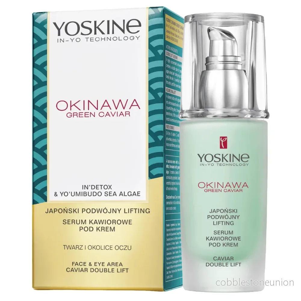 Yoskine, Okinawa, Grön kaviar, Upplyftande, Serum, För ansikte & ögon, 30 ml - Bild 2