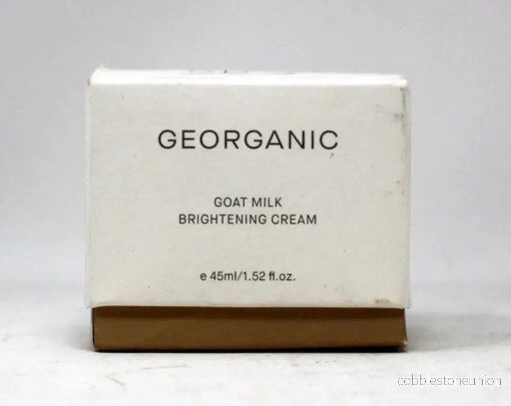 Georganic, Brightening Cream med getmjölk, För ansiktet, 45 ml