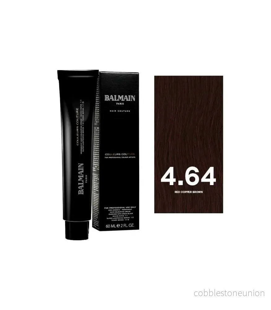 Balmain Professionnel, Couleurs Couture, Permanent Hair Colour, 4.64 Red Copper Brown, 60ml