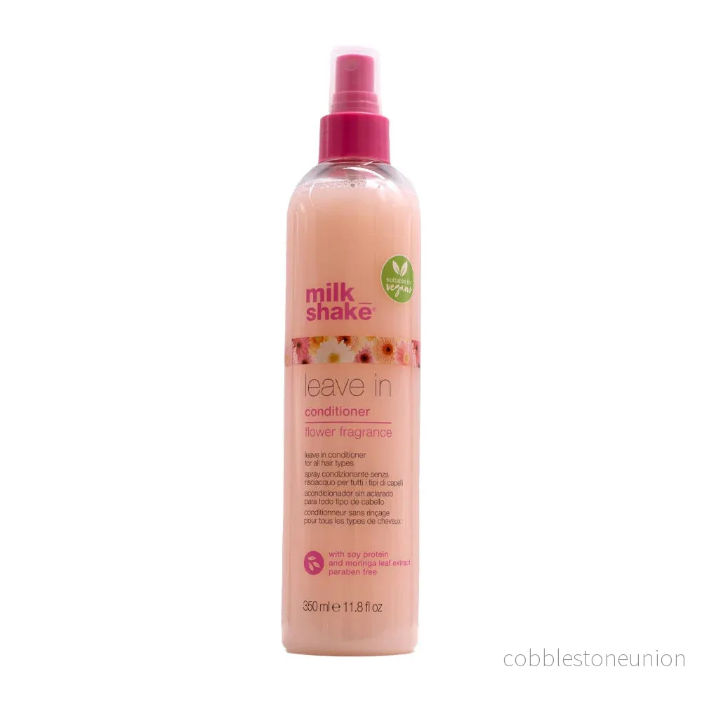 Milkshake, Blomdoft, Sojaprotein, Leave-in-balsam, För vård, 350 ml Milkshake, Blomdoft, Sojaprotein, Leave-in-balsam, För vård, 350 ml
