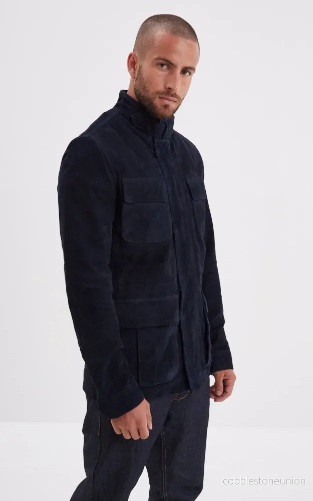 Salem Blue Safari Jacket – Men