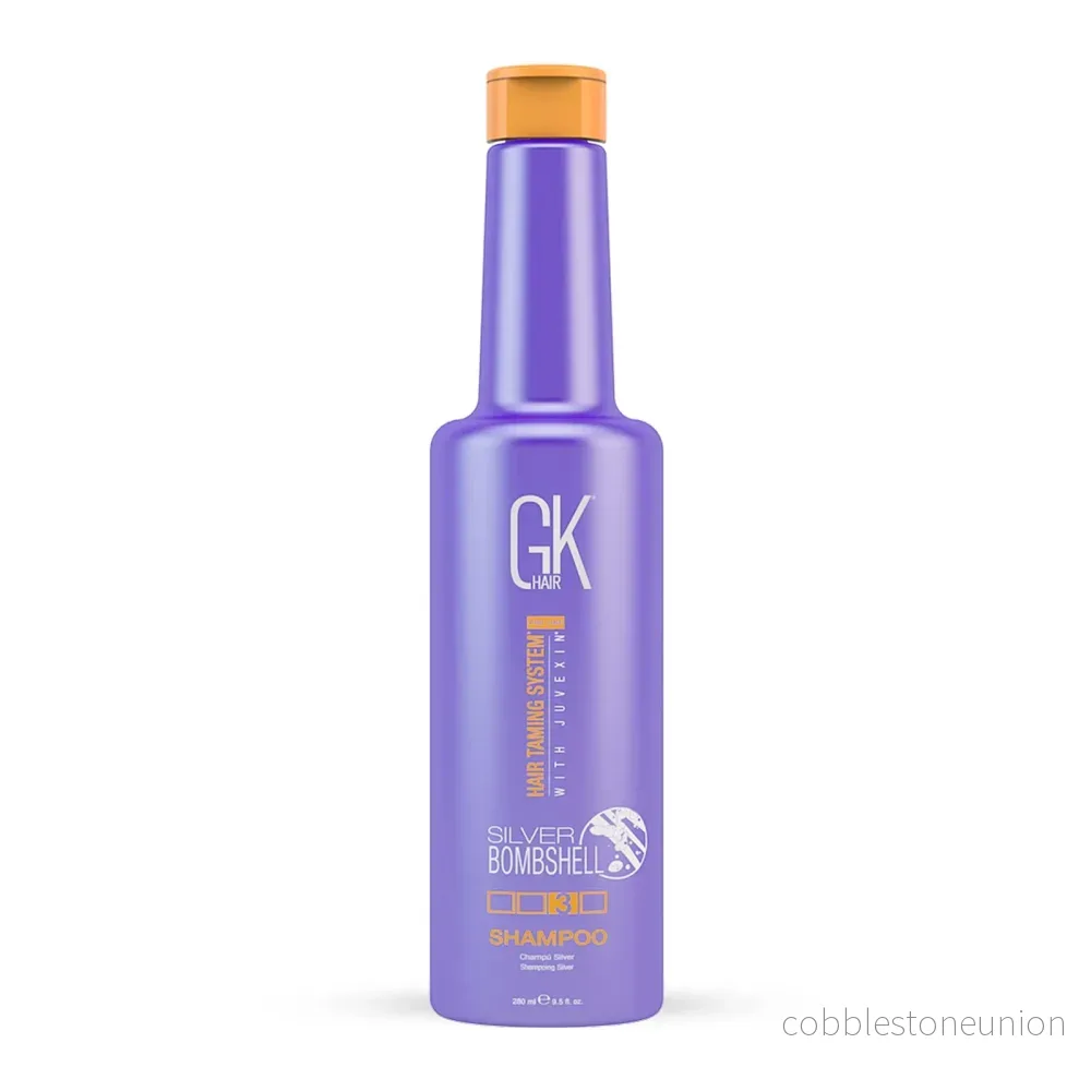 Global Keratin, Silver Bombshell, Hårschampo, För neutralisering av gula toner, 280 ml Global Keratin, Silver Bombshell, Hårschampo, För neutralisering av gula toner, 280 ml