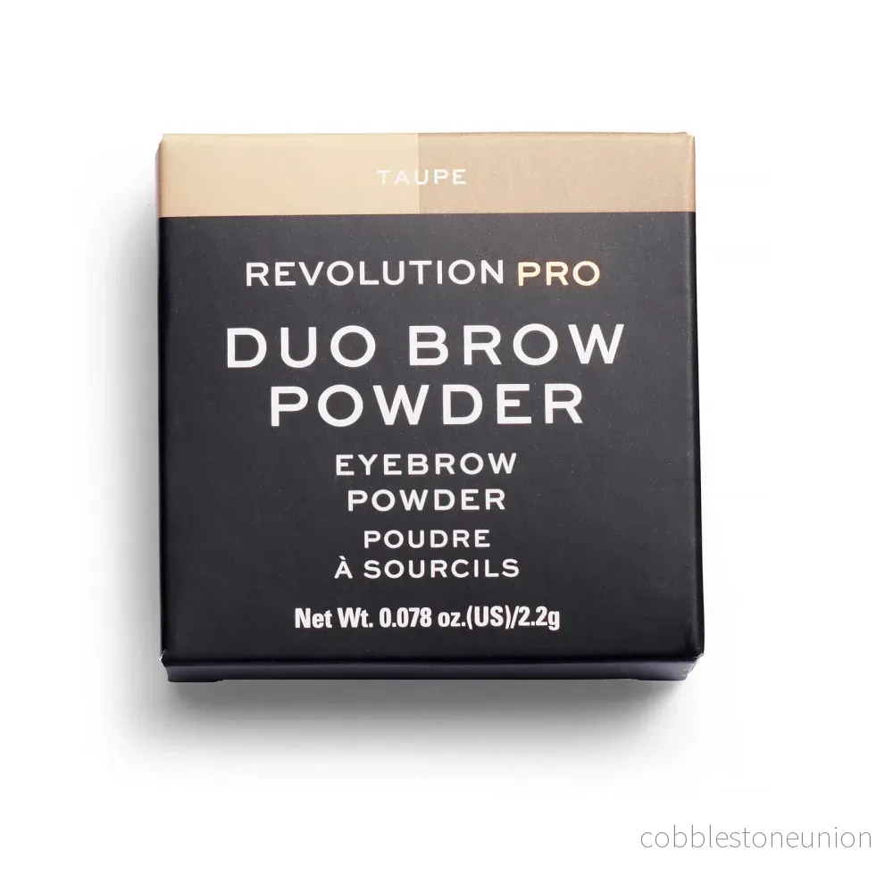 Makeup Revolution, REVOLUTION PRO, Vegan, Ögonbrynspuder, Taupe, 2.2 g Makeup Revolution, REVOLUTION PRO, Vegan, Ögonbrynspuder, Taupe, 2.2 g