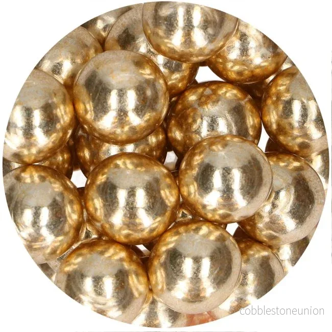 FunCakes Choklad Krisp - Metallic Gold