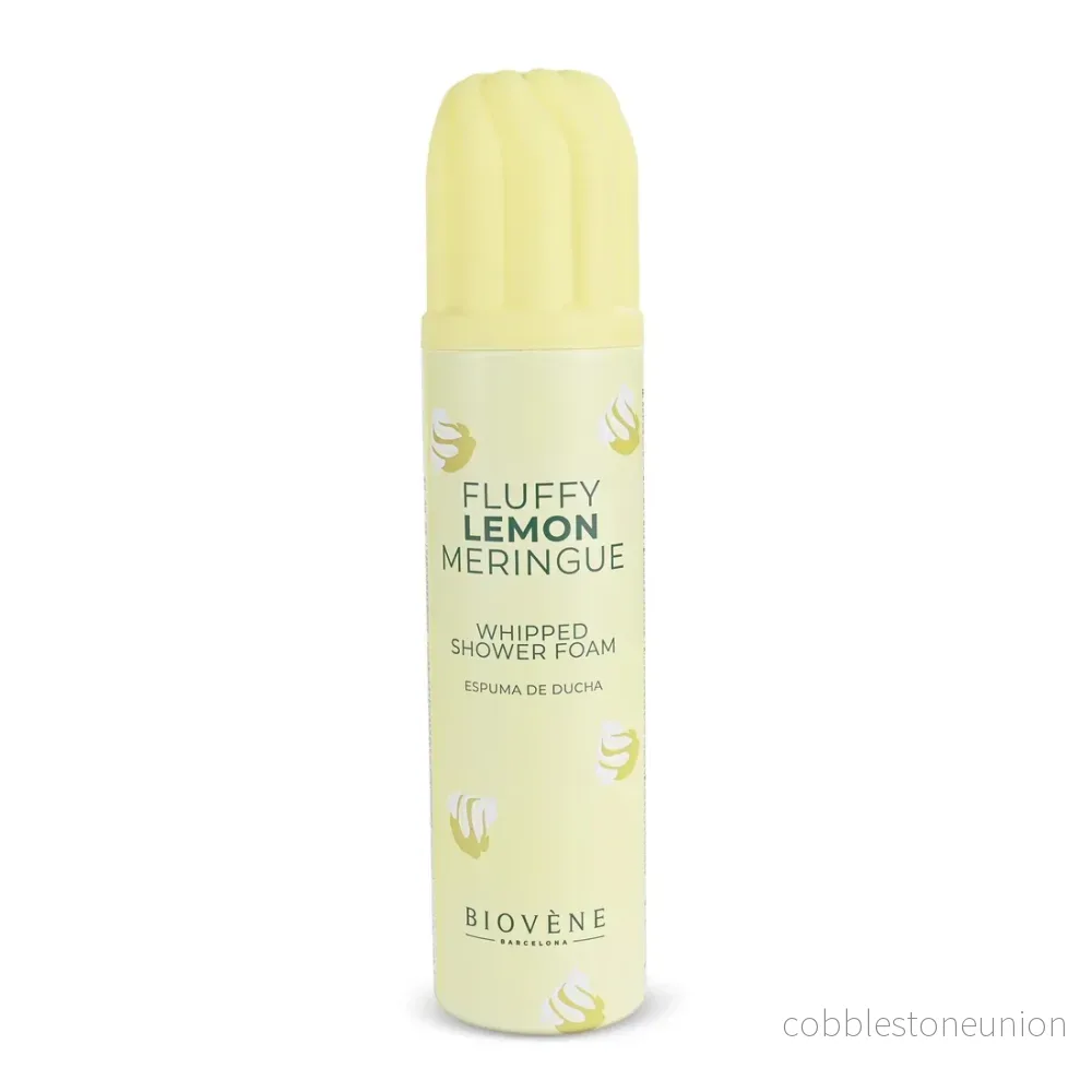 Biovene, Fluffy Lemon Meringue, Moisturizing, Shower Mousse, 250 ml