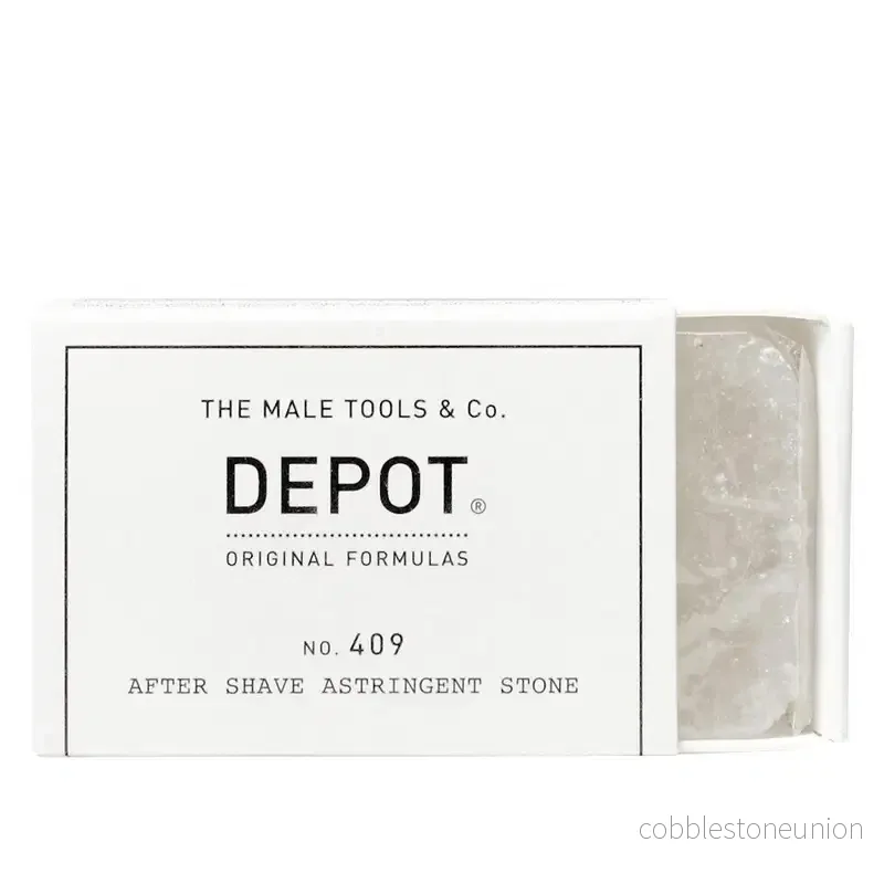 Depot, 400 Shave Specifics No. 409, Kaliumalun, Lugnande, Efterrakningssten, 90 g