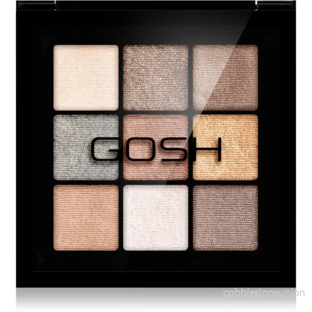 Gosh, Eyedentity, Ögonskuggspalett, 003, Be Happy, 9 nyanser, 8 g Gosh, Eyedentity, Ögonskuggspalett, 003, Be Happy, 9 nyanser, 8 g