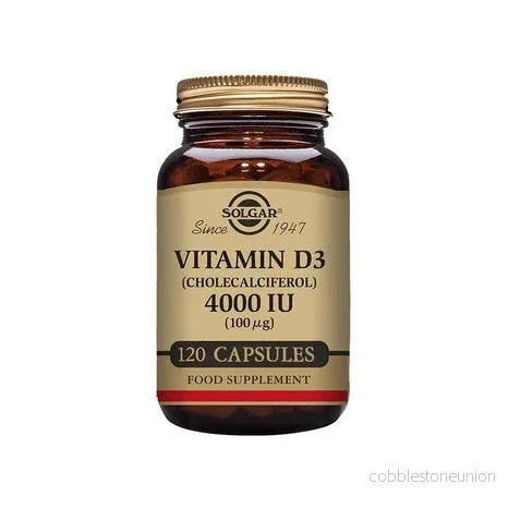 Solgar Vitamin D3 (Cholecalciferol) 4000 IU (100 µg), 60 veg. kapslar Solgar Vitamin D3 (Cholecalciferol) 4000 IU (100 µg), 60 veg. kapslar