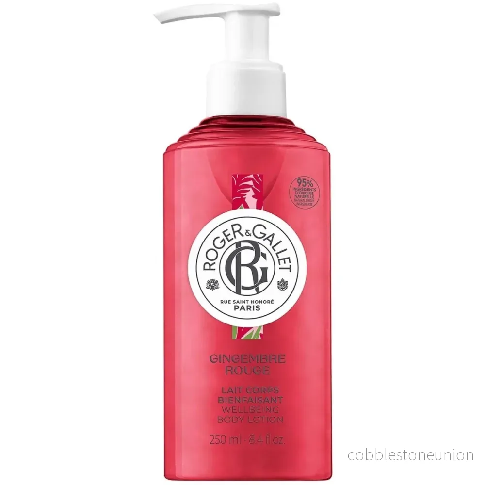 Roger & Gallet, Gingembre Rouge, Återfuktande Kroppsmjölk, 250 ml Roger & Gallet, Gingembre Rouge, Återfuktande Kroppsmjölk, 250 ml