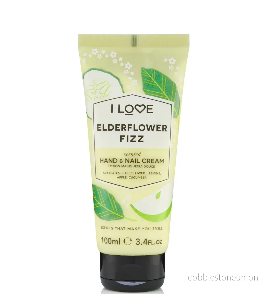 I Love, Signature Collection, Moisturizing, Hand and Nail Cream, Elderflower Fizz, 100 ml I Love, Signature Collection, Moisturizing, Hand and Nail Cream, Elderflower Fizz, 100 ml