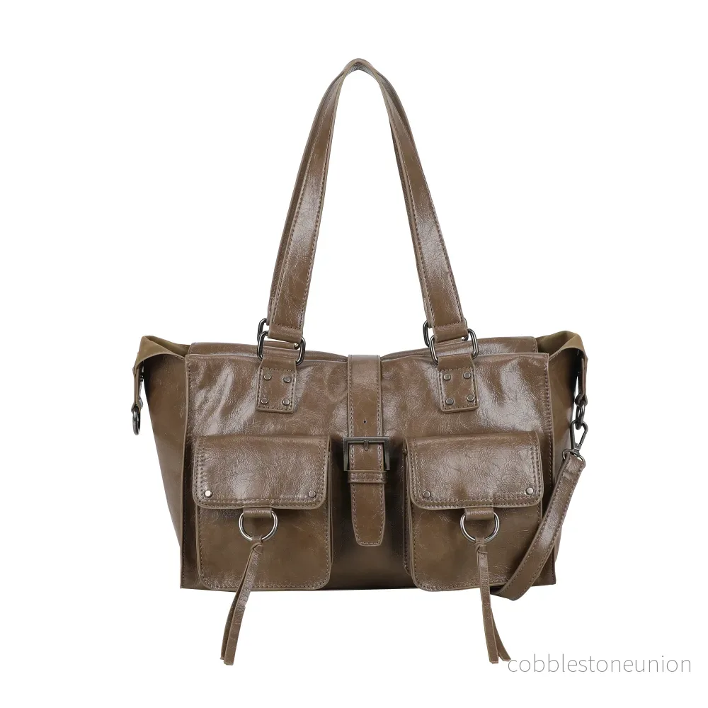 Ulrika Design Handväska Shine taupe Ulrika Design Handväska Shine taupe