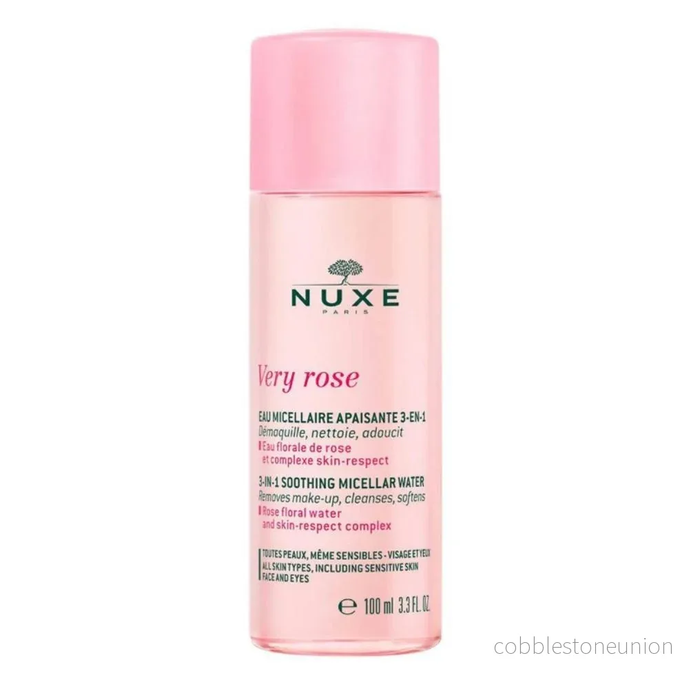 Nuxe, Very Rose, Cleansing, Micellar Water, For Sensitive Skin, 100 ml Nuxe, Very Rose, Cleansing, Micellar Water, For Sensitive Skin, 100 ml