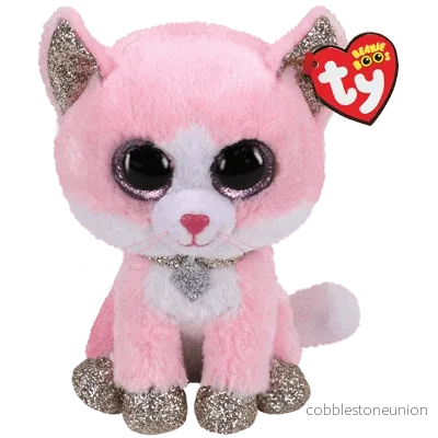TY Beanie Boos Fiona The Pink Cat Medium