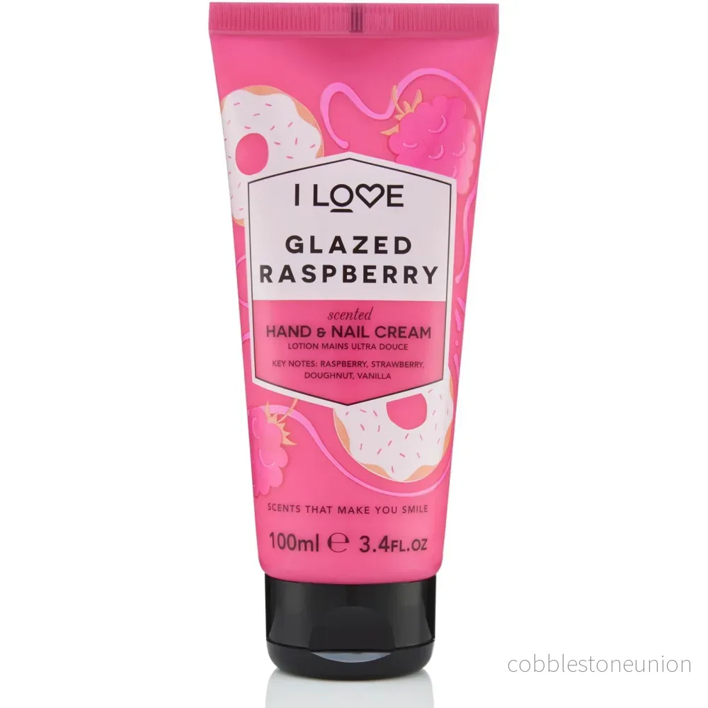 I Love, Signature Collection, Moisturising, Hand & Nail Cream, Glazed Raspberry, 100ml I Love, Signature Collection, Moisturising, Hand & Nail Cream, Glazed Raspberry, 100ml