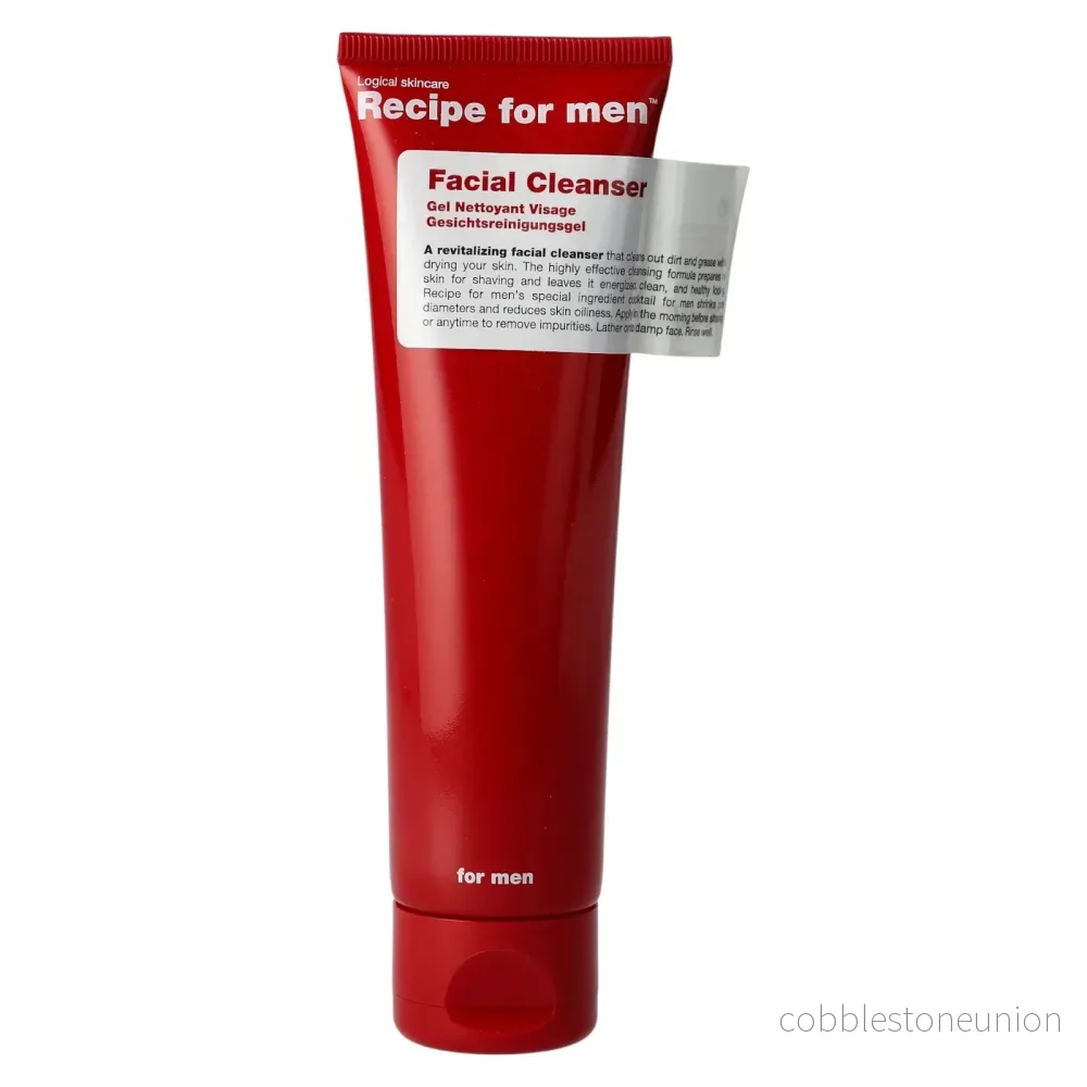Recipe For Men, Facial Cleanser, Revitaliserande, Rengöringsgel, För ansiktet, 100 ml Recipe For Men, Facial Cleanser, Revitaliserande, Rengöringsgel, För ansiktet, 100 ml