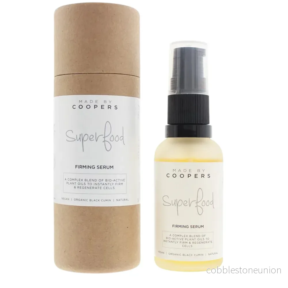 Made By Coopers, Superfood, Vegan, Uppstramande, Serum, För ansiktet, 30 ml Made By Coopers, Superfood, Vegan, Uppstramande, Serum, För ansiktet, 30 ml