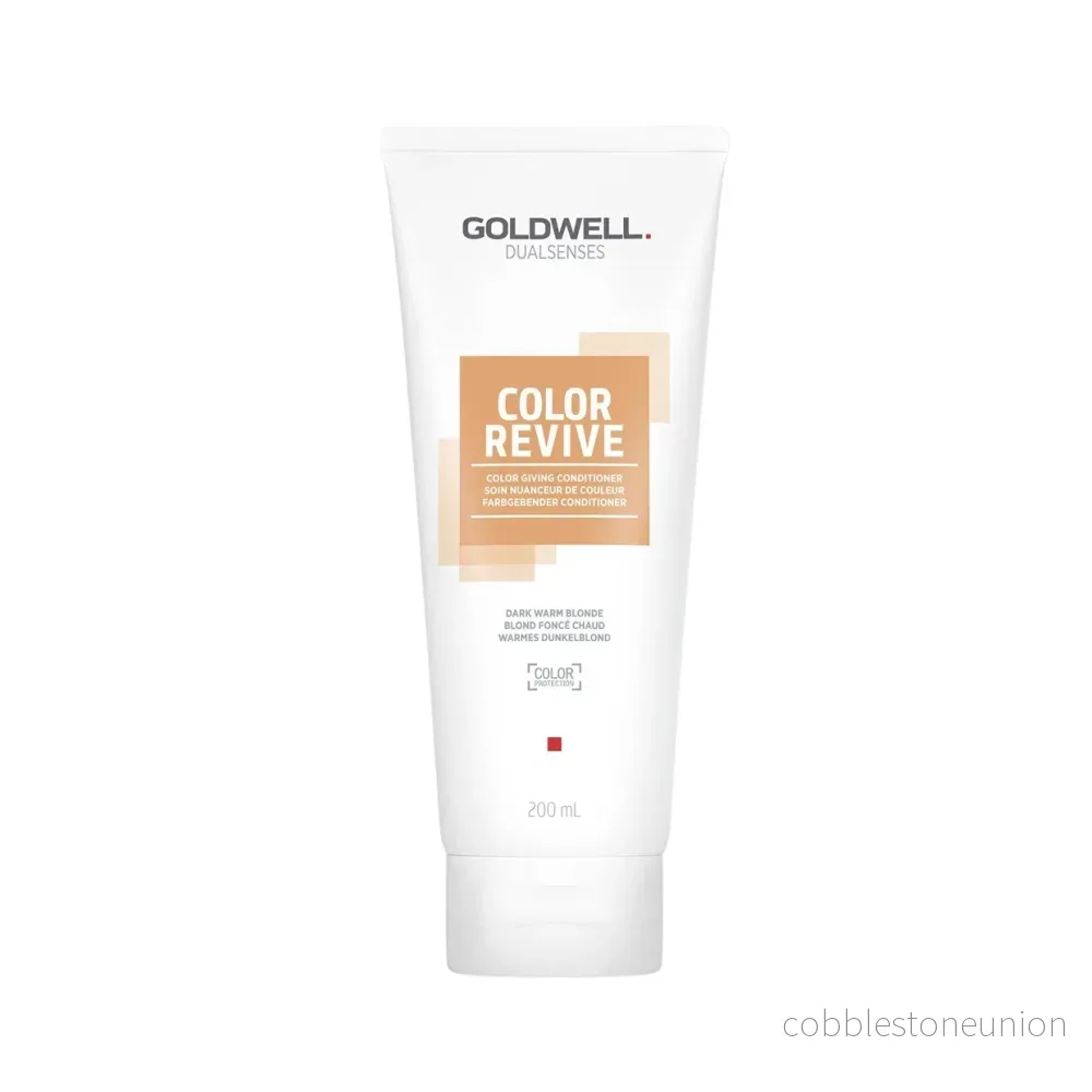 Goldwell, Dualsenses Color Revive, Hårfärgsbalsam, Dark Warm Blonde, Color Giving Conditioner, 200 ml