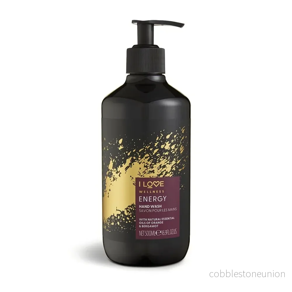 I Love, Wellness Energy, Apelsin & Bergamott, Rengöring, Flytande tvål, För händer, 500 ml I Love, Wellness Energy, Apelsin & Bergamott, Rengöring, Flytande tvål, För händer, 500 ml