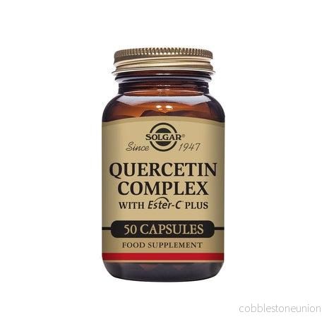 Solgar Quercetin Complex med Ester-C Plus, 50 kapslar