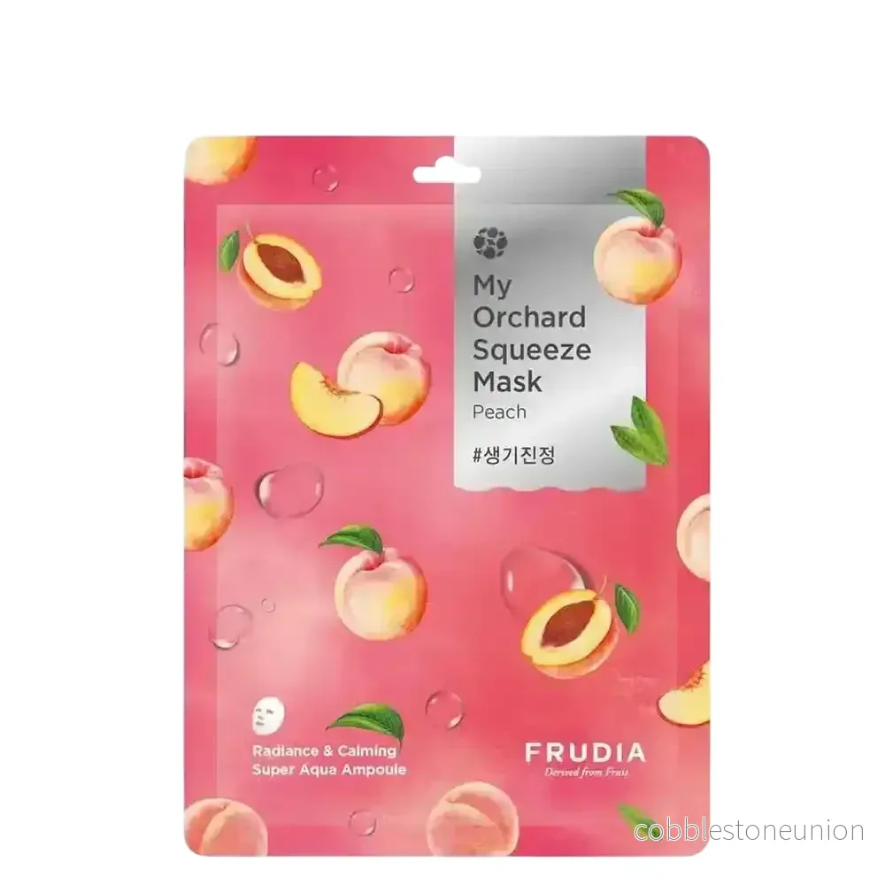 Frudia, My Orchard Squeeze Mask, Peach, Soothing, Ansiktsmask, För ansiktet, 21 ml Frudia, My Orchard Squeeze Mask, Peach, Soothing, Ansiktsmask, För ansiktet, 21 ml