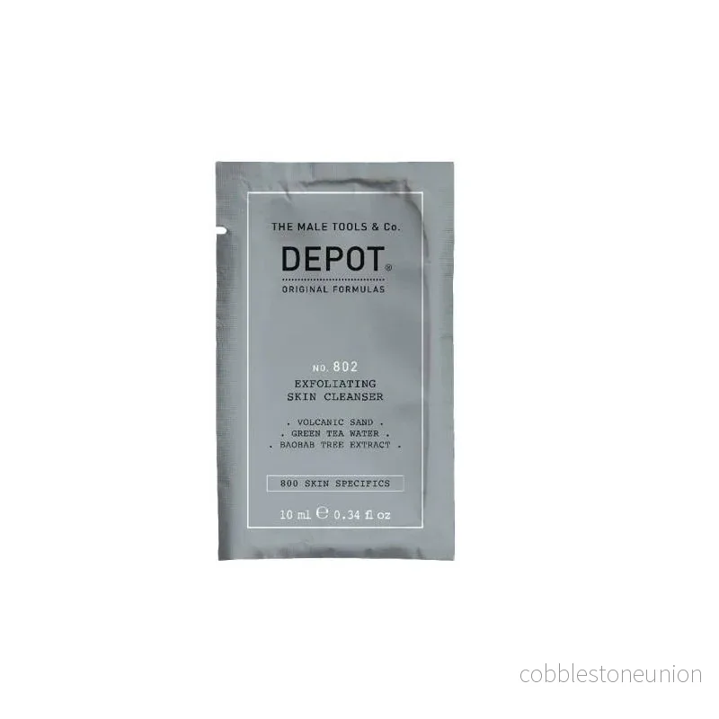 Depot, 800 Skin Specifics No. 802, Volcanic sand, Exfoliating cleanser, 10 ml