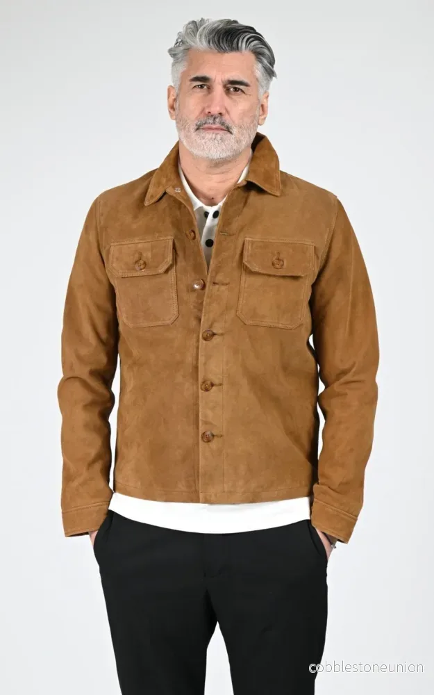 LCBRONXS Cognac Suede Jacket – Men LCBRONXS Cognac Suede Jacket – Men