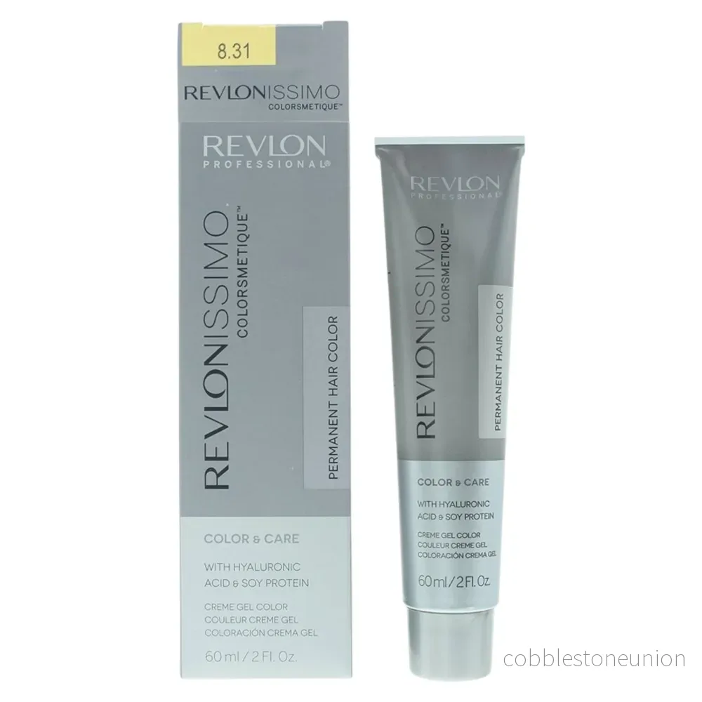 Revlon, Revlonissimo Colorsmetique, KER-HA Complex, Permanent hårfärg, 8.31 Ljusbeige blond, 60 ml Revlon, Revlonissimo Colorsmetique, KER-HA Complex, Permanent hårfärg, 8.31 Ljusbeige blond, 60 ml