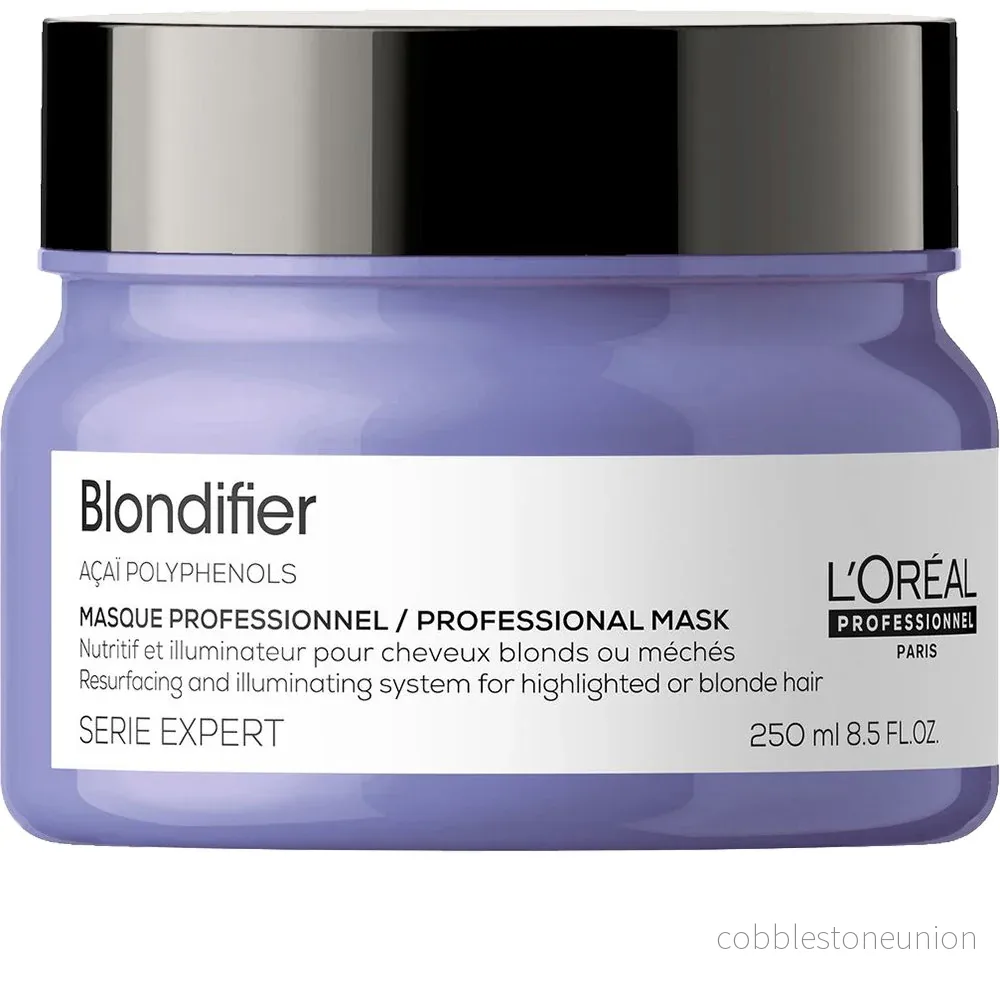L’Oréal Professionnel, Serie Expert Blondifier, Acai-polyfenoler, Inpackning, Återuppbyggande och lystergivande, 250 ml L’Oréal Professionnel, Serie Expert Blondifier, Acai-polyfenoler, Inpackning, Återuppbyggande och lystergivande, 250 ml