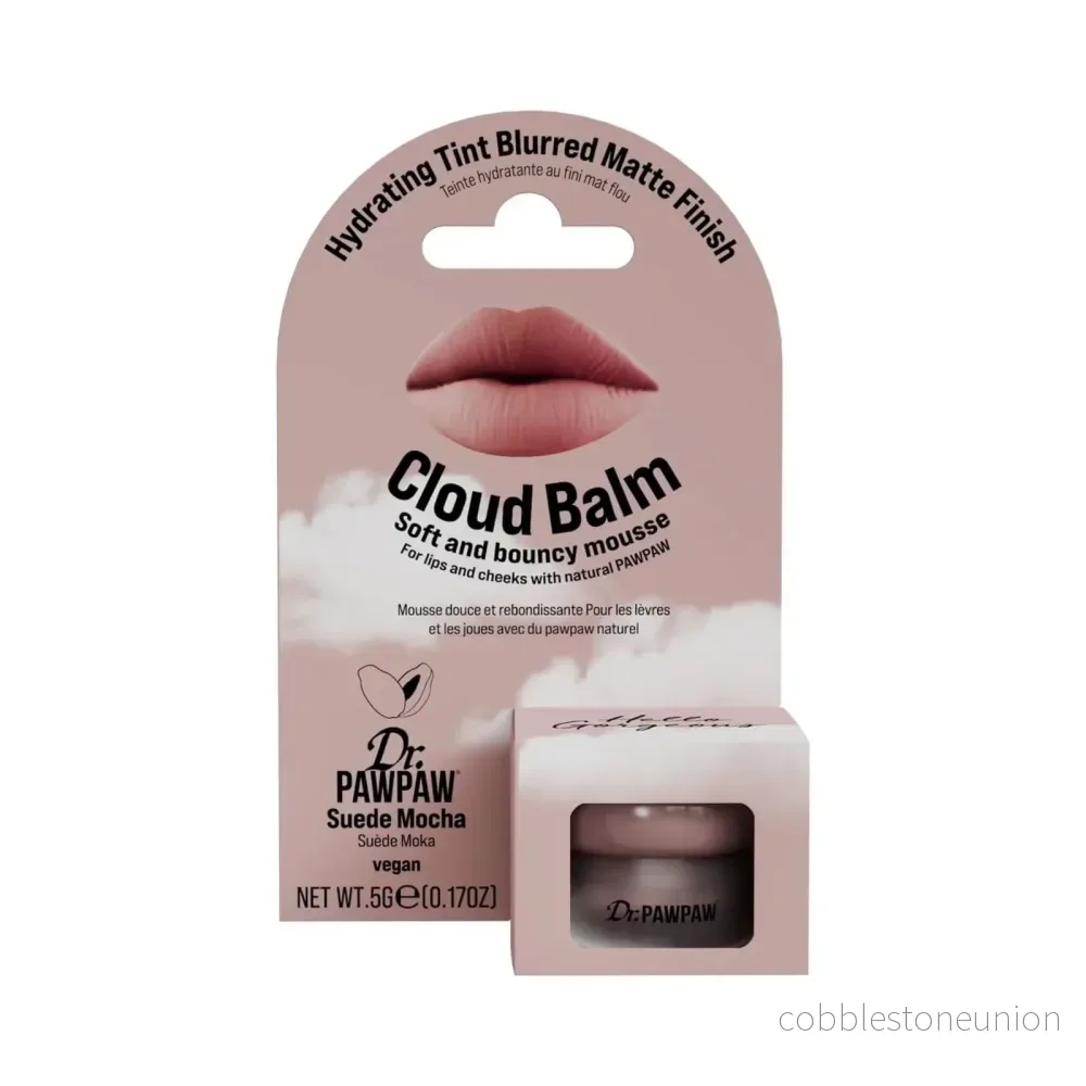 Dr. PawPaw, Cloud Balm, Matte & Smoothing, Krämrouge, Suede Mocha, 5 g Dr. PawPaw, Cloud Balm, Matte & Smoothing, Krämrouge, Suede Mocha, 5 g