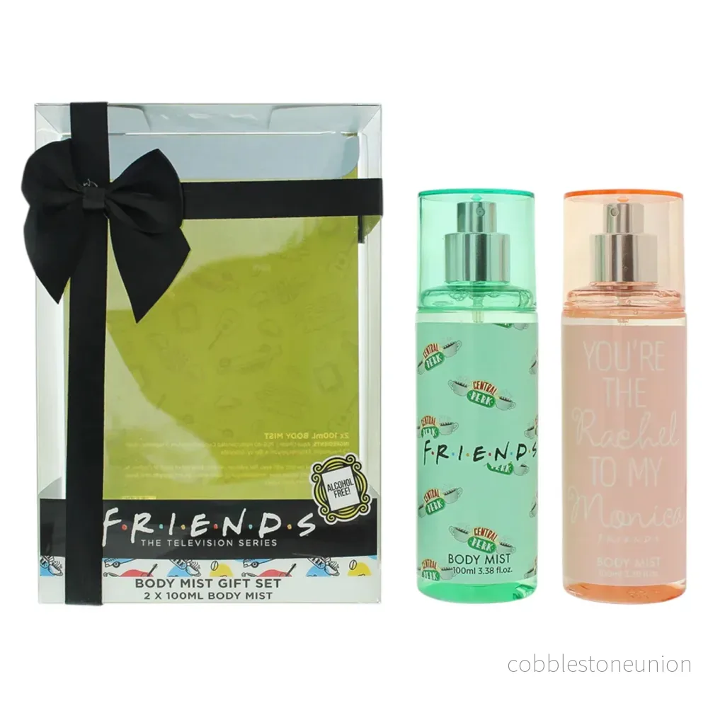 Duo-set, Warner Bros, Friends, Återfuktande & utjämnande, Kroppsspray, 2 st, 100 ml