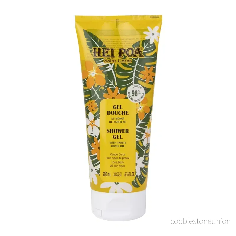 Hey Poa, Monoi De Tahiti, Moisturizing, Shower Gel, For all skin types, 200 ml Hey Poa, Monoi De Tahiti, Moisturizing, Shower Gel, For all skin types, 200 ml