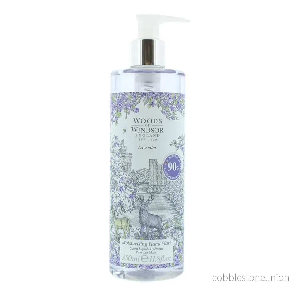 Woods Of Windsor, Lavender, Rengöring, Flytande tvål, För händer, 350 ml