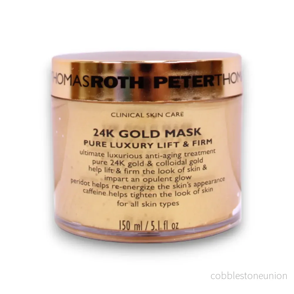 Peter Thomas Roth, 24K Gold Pure, Lift & Firm, Krämmask, För ansiktet, 150 ml Peter Thomas Roth, 24K Gold Pure, Lift & Firm, Krämmask, För ansiktet, 150 ml