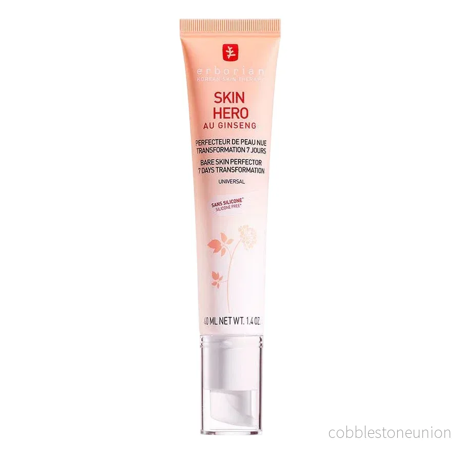 Erborian, Skin Hero, Ginseng, Utjämnande & lystergivande, Emulsion, För ansiktet, 40 ml Erborian, Skin Hero, Ginseng, Utjämnande & lystergivande, Emulsion, För ansiktet, 40 ml