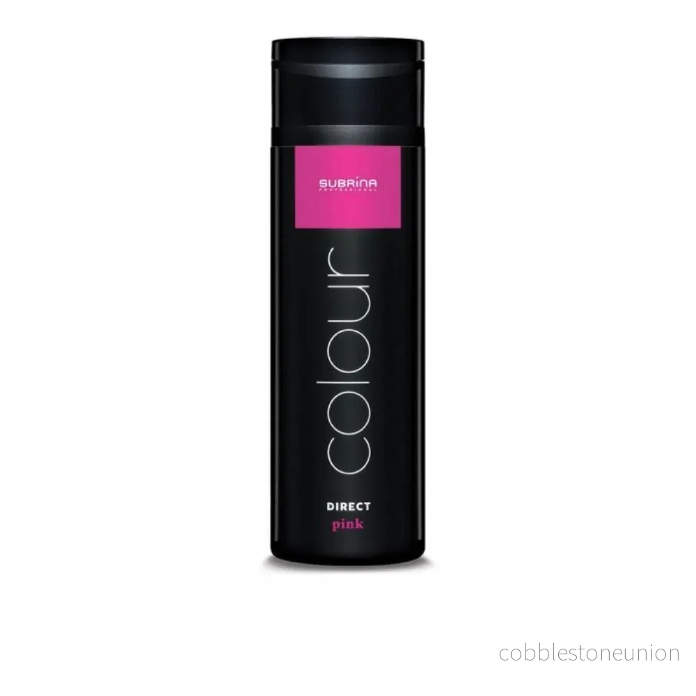 Subrina Professional, Direct Colour, Utan oxidationsmedel och ammoniakfri, Hårfärgningsgel, Extremt intensiva färger, Rosa, 200 ml