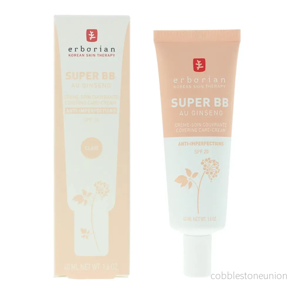 Erborian, Super BB, Ginseng, High Coverage, BB Cream, Clair, SPF20, 40 ml - Bild 2