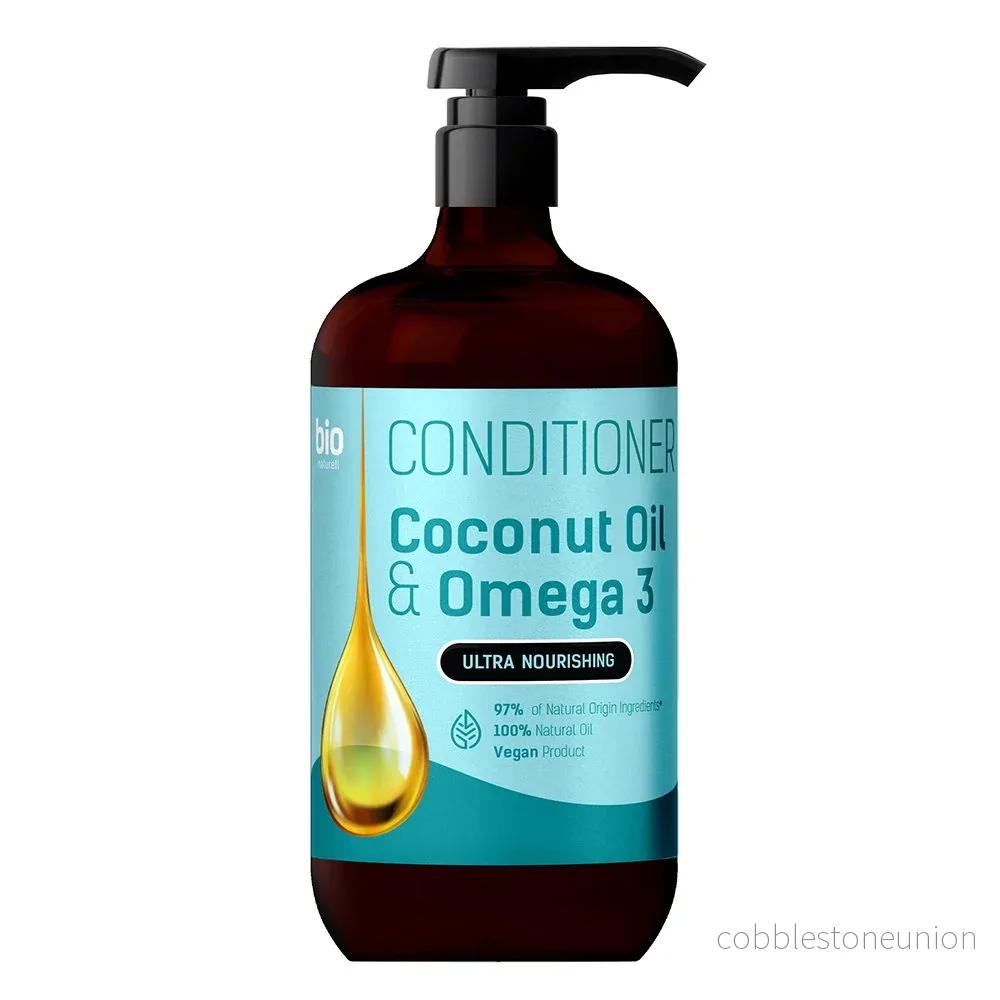 Bio Naturell, Bio Naturell, Kokosolja & Omega 3, Hårshampo, Närande, Återfuktande, 946 ml Bio Naturell, Bio Naturell, Kokosolja & Omega 3, Hårshampo, Närande, Återfuktande, 946 ml